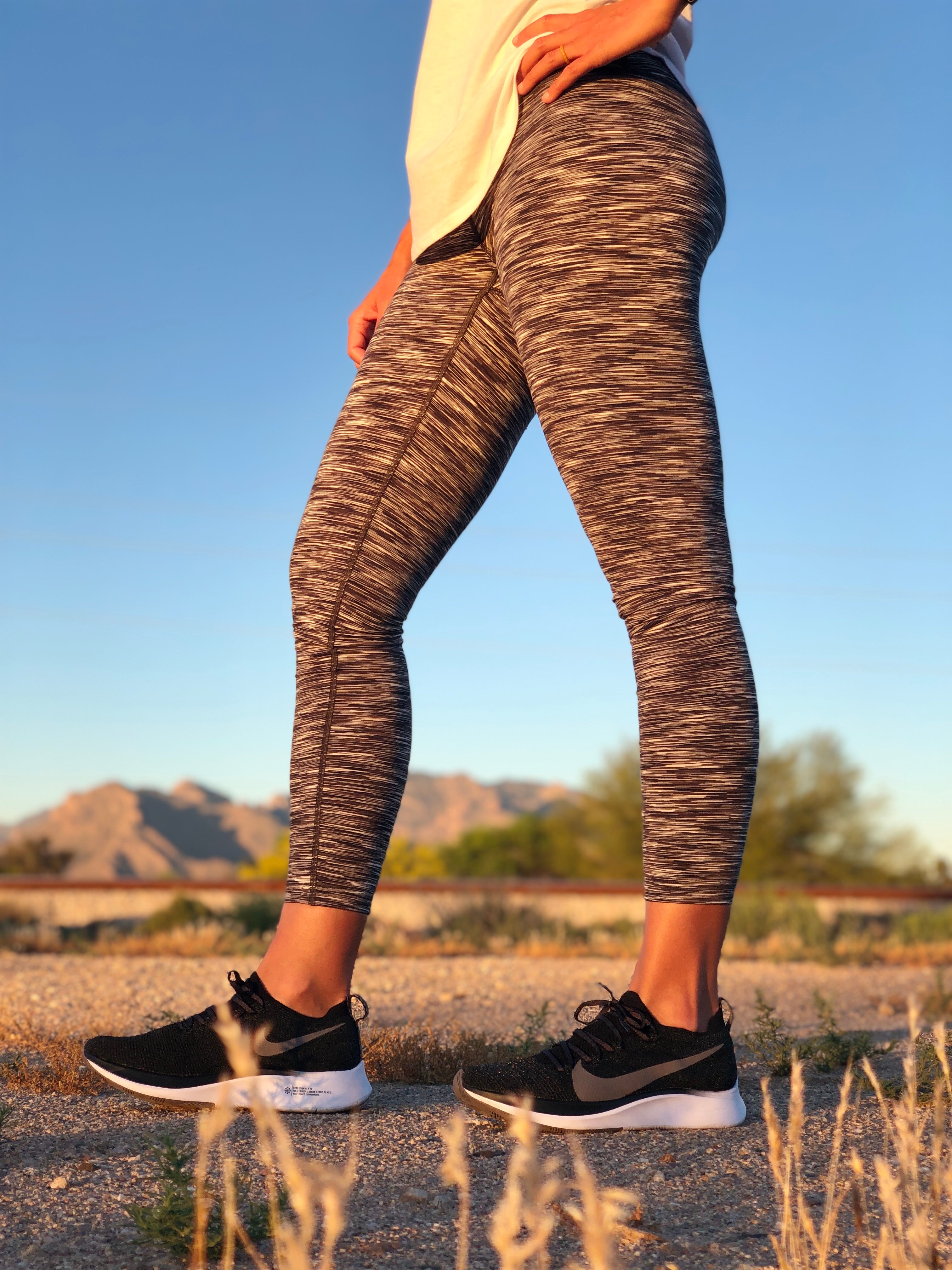 Souluxe Black Print Sports Leggings