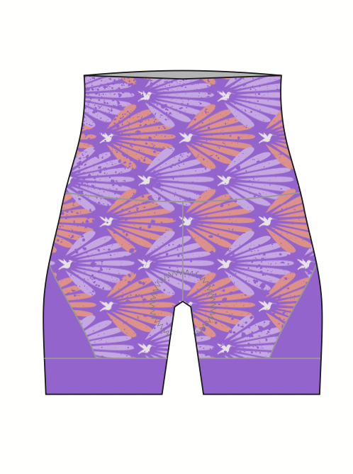 Lavender Queen Women’s High-Rise 5" Tri Shorts Pre-order