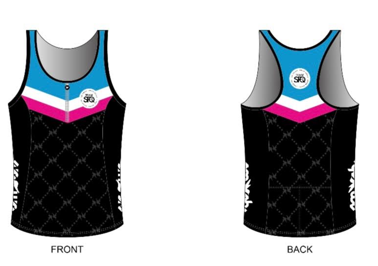 Warehouse TeamSFQ 2023 Women’s Tri Top With Zipper FINAL SALE