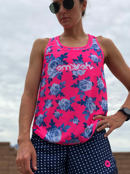 Smell the Roses Women’s Running Singlet