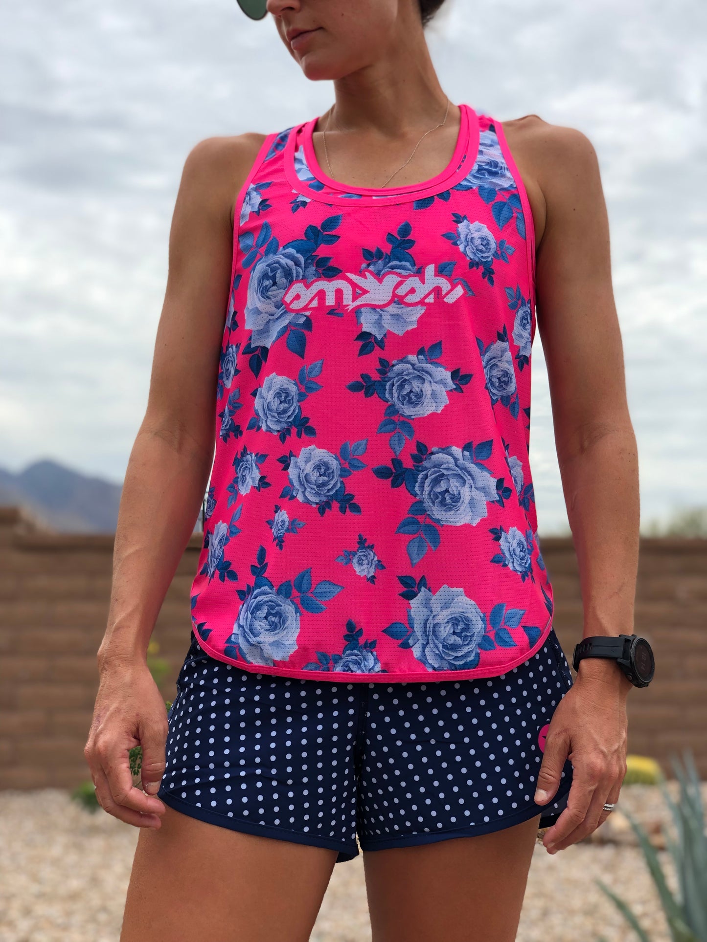 Smell the Roses Women’s Running Singlet